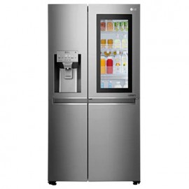 LG Side-by-Side Refrigerator with Insta View Door-in-Door, Multi Air Flow & Inverter Linear Compressor 601L GC-X247CSAV